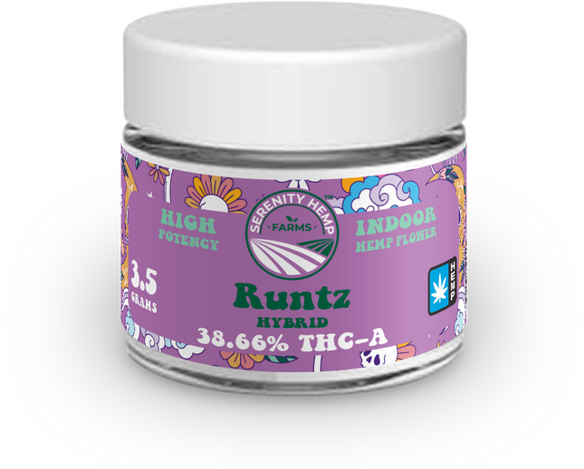 SERENITY FARMS 3.5G THC-A INDOOR FLOWER
