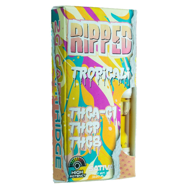 RIPPED 2 GRAM CARTRIDGE (THCA-C1 + THCP + THCB) TROPICAL (SATIVA) 749565997928
