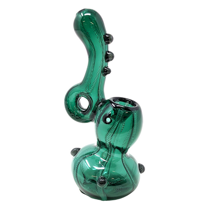 5.5" COLORED TUBE TWISTED ART DONUT BUBBLER (RJA12)