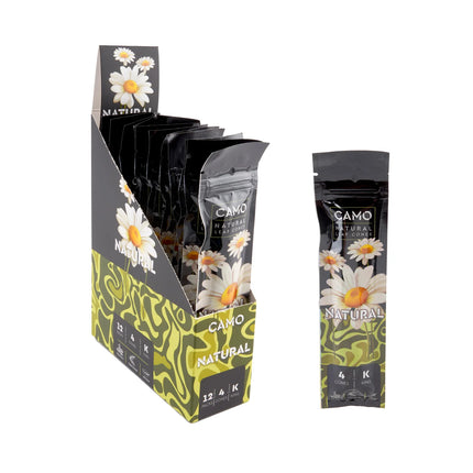 CAMO NATURAL LEAF CONES KING SIZE 12 PACK (4 CONES / PACK)