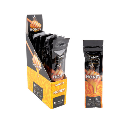 CAMO NATURAL LEAF CONES KING SIZE 12 PACK (4 CONES / PACK)