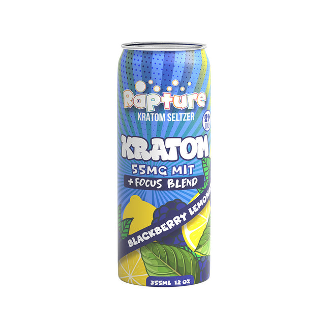 RAPTURE KRATOM SELTZER 55MGMIT 12OZ DRINK (CASE OF 12)