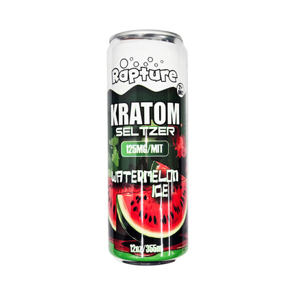 RAPTURE KRATOM SELTZER 125MG 12OZ DRINK (12CT DISPLAY)
