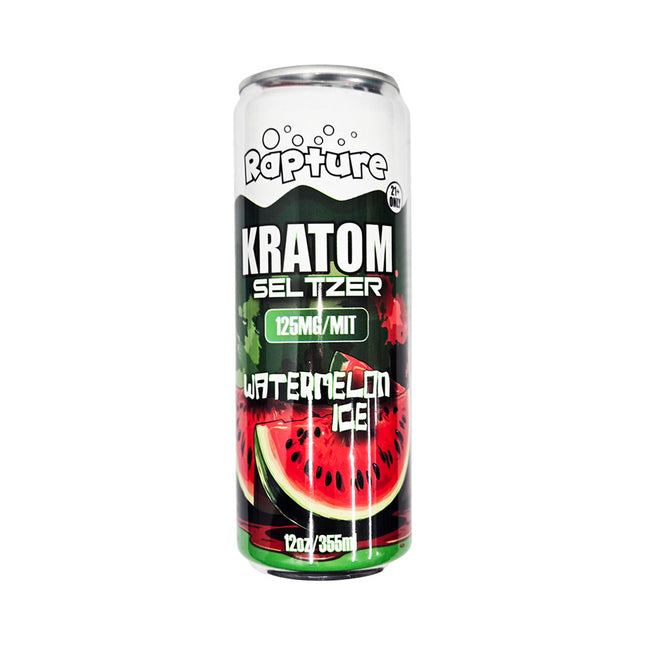 RAPTURE KRATOM SELTZER 125MG 12OZ DRINK (12CT DISPLAY)