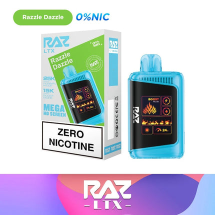 RAZ LTX25000 ZERO NICOTINE DISPOSABLE VAPE
