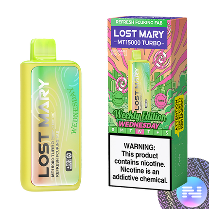 LOST MARY MT15000 TURBO 5% DISPOSABLE 5CT/PACK