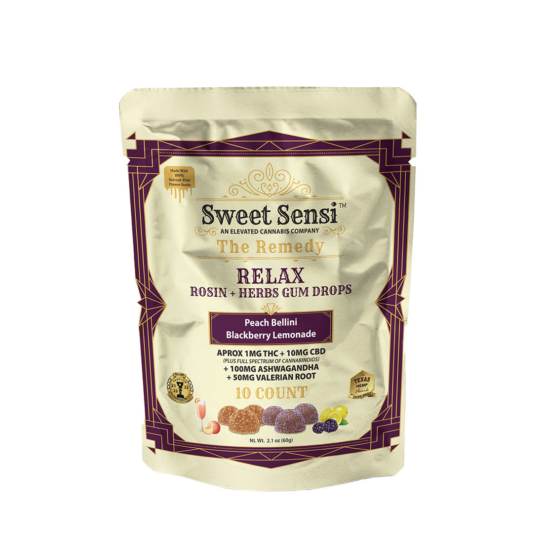 SWEET SENSI THE REMEDY GUMDROPS (10CT BAG)