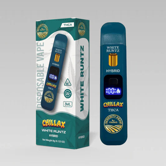 kann man durch vape zunehmen SERENITY CHILLAX THCA BLEND 3 GRAM DISPOSABLE – Rising Wholesale Inc