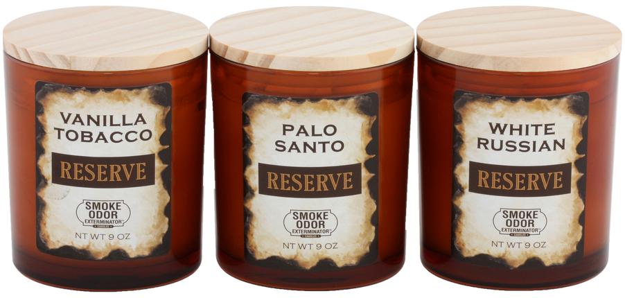 SMOKE ODOR RESERVE CANDLES 9OZ JAR