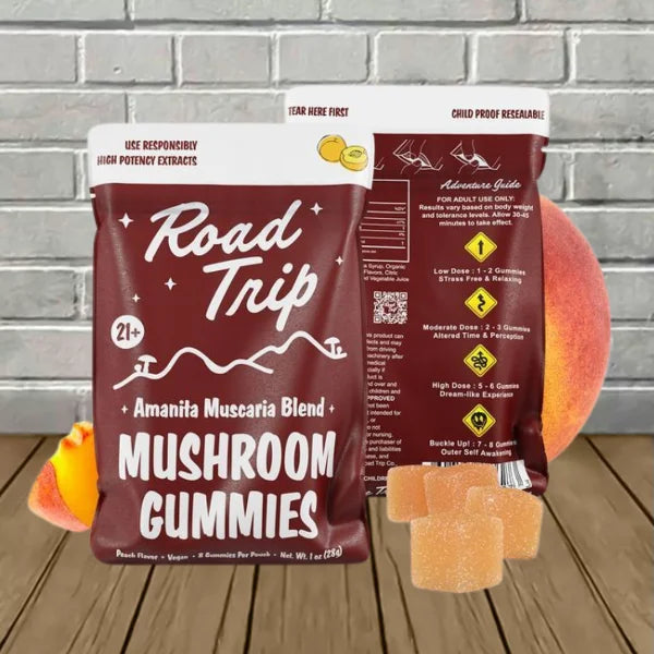 ROAD TRIP AMANITA MUSCARIA BLEND MUSHROOM GUMMIES