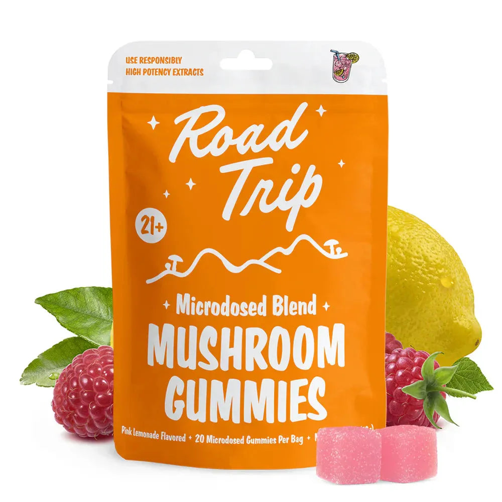 ROAD TRIP MICRODOSED BLEND 70G MUSHROOM GUMMIES (20PC/PK)