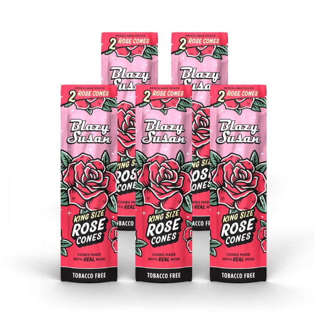 BLAZY SUSAN ROSE WRAPS KING SIZE CONES