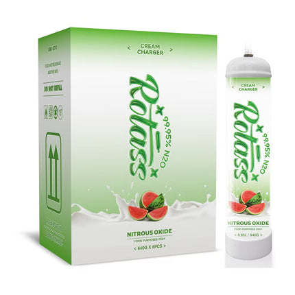 ROTASS 1L FLAVORED WHIP CREAM CHARGER (6CT/DISPLAY)