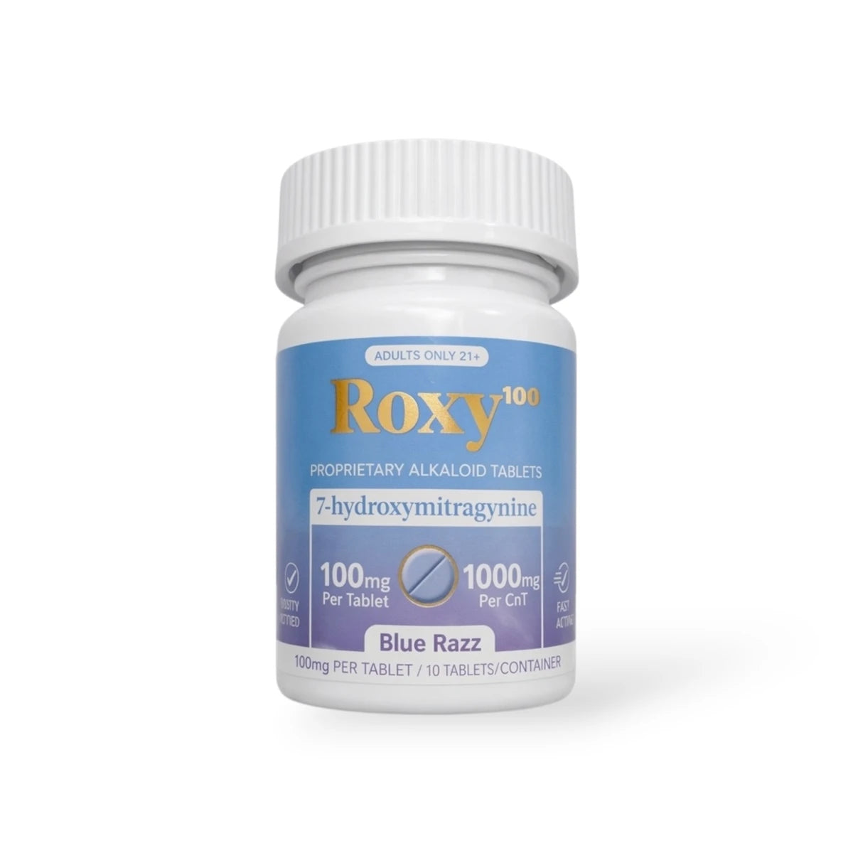 ROXY 7-HYDROXY 100MG CHEWABLE TABLETS (10CT JAR)