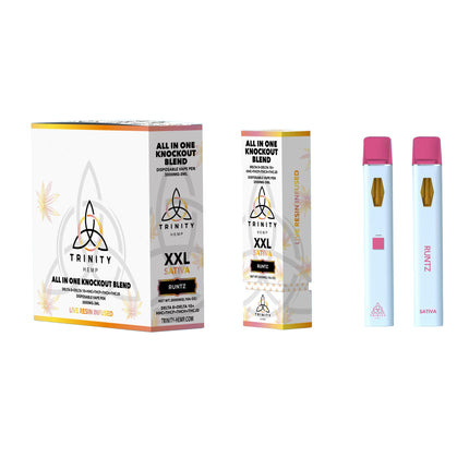 TRINITY HEMP KNOCKOUT BLEND 3ML (D8 + D10 + HHC + THCP + THCJD) DISPOSABLE