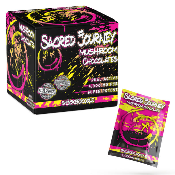 SACRED JOURNEY 4000MG MUSHROOM CHOCOLATE SINGLES (20CT BOX)