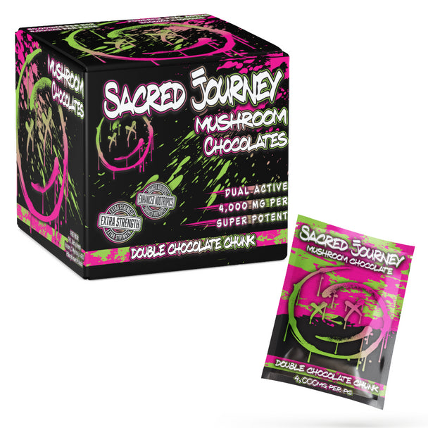 SACRED JOURNEY 4000MG MUSHROOM CHOCOLATE SINGLES (20CT BOX)