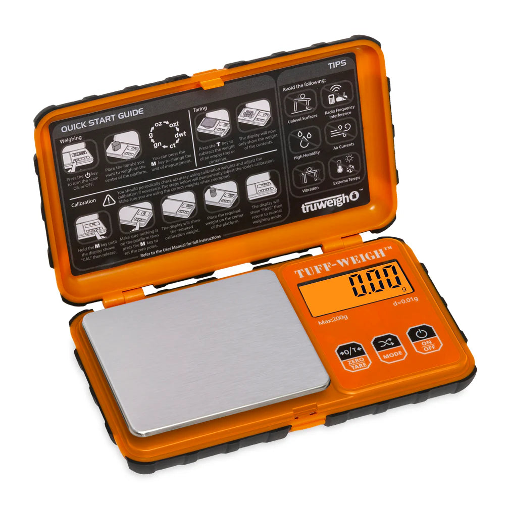 TRUWEIGH TUFF-WEIGH DIGITAL SCALE 200G X 0.01G