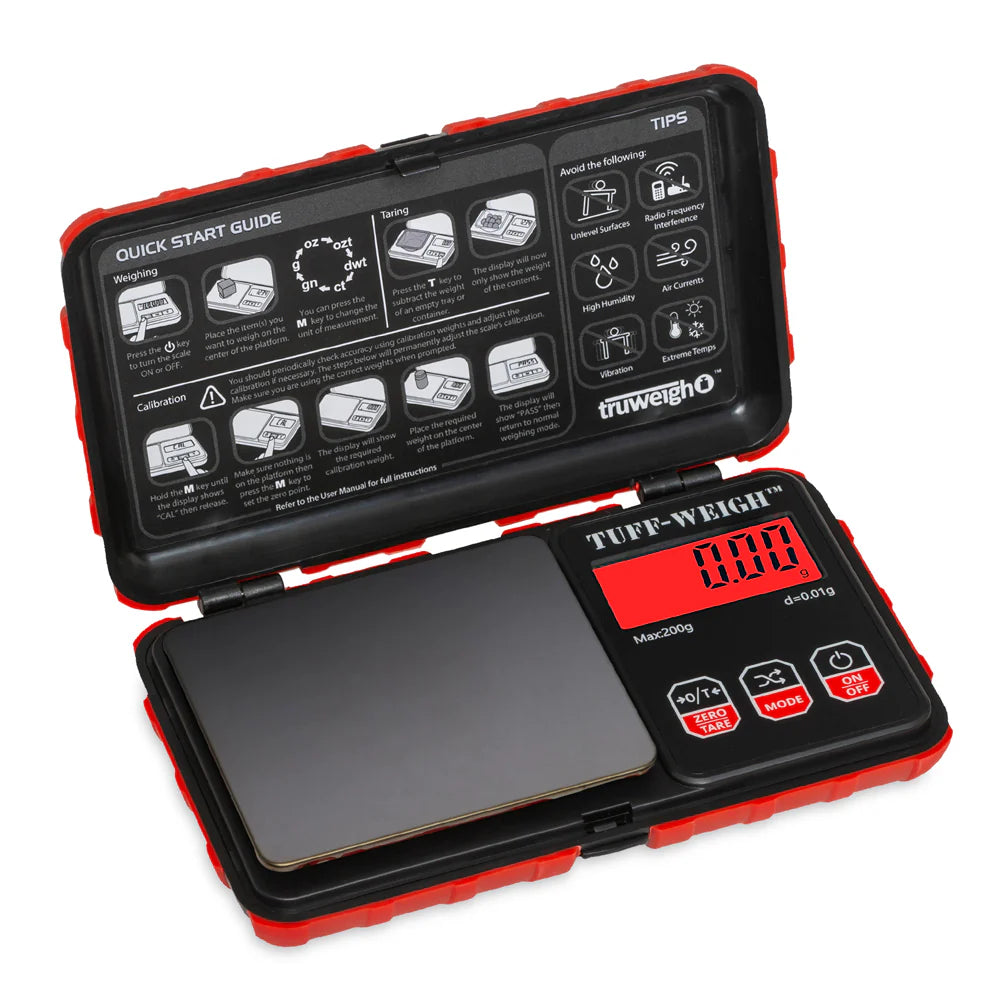 TRUWEIGH TUFF-WEIGH DIGITAL SCALE 200G X 0.01G