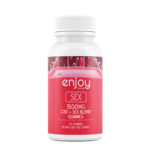 ENJOY HEMP CBD FULL SPECTRUM SEX GUMMIES (1500MG CBD + 300MG INTIMACY BLEND)