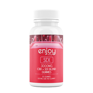 ENJOY HEMP CBD FULL SPECTRUM SEX GUMMIES (3000MG CBD + 300MG INTIMACY BLEND)