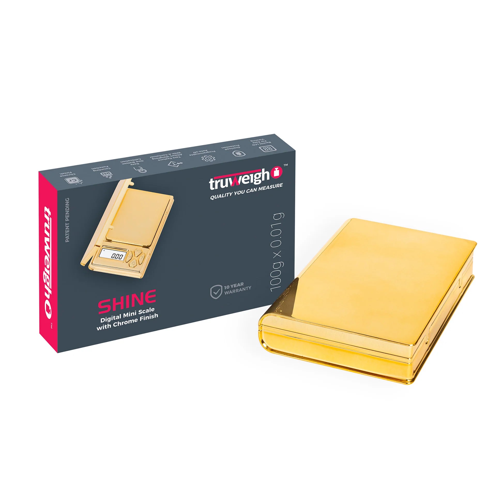 TRUWEIGH SHINE DIGITAL SCALE 100G X 0.01G