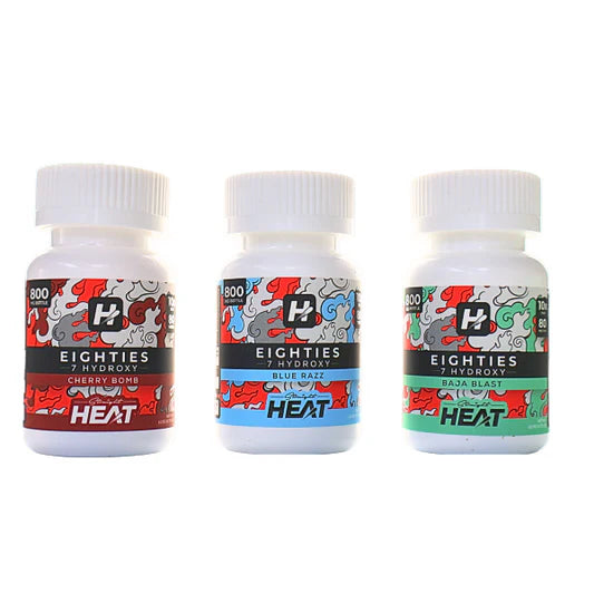 STRAIGHT HEAT EIGHTIES PSEUDO 80MG TABLET (10CT BOTTLE)