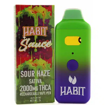 HABIT 2000MG D9 DIAMOND SAUCE DISPOSABLE