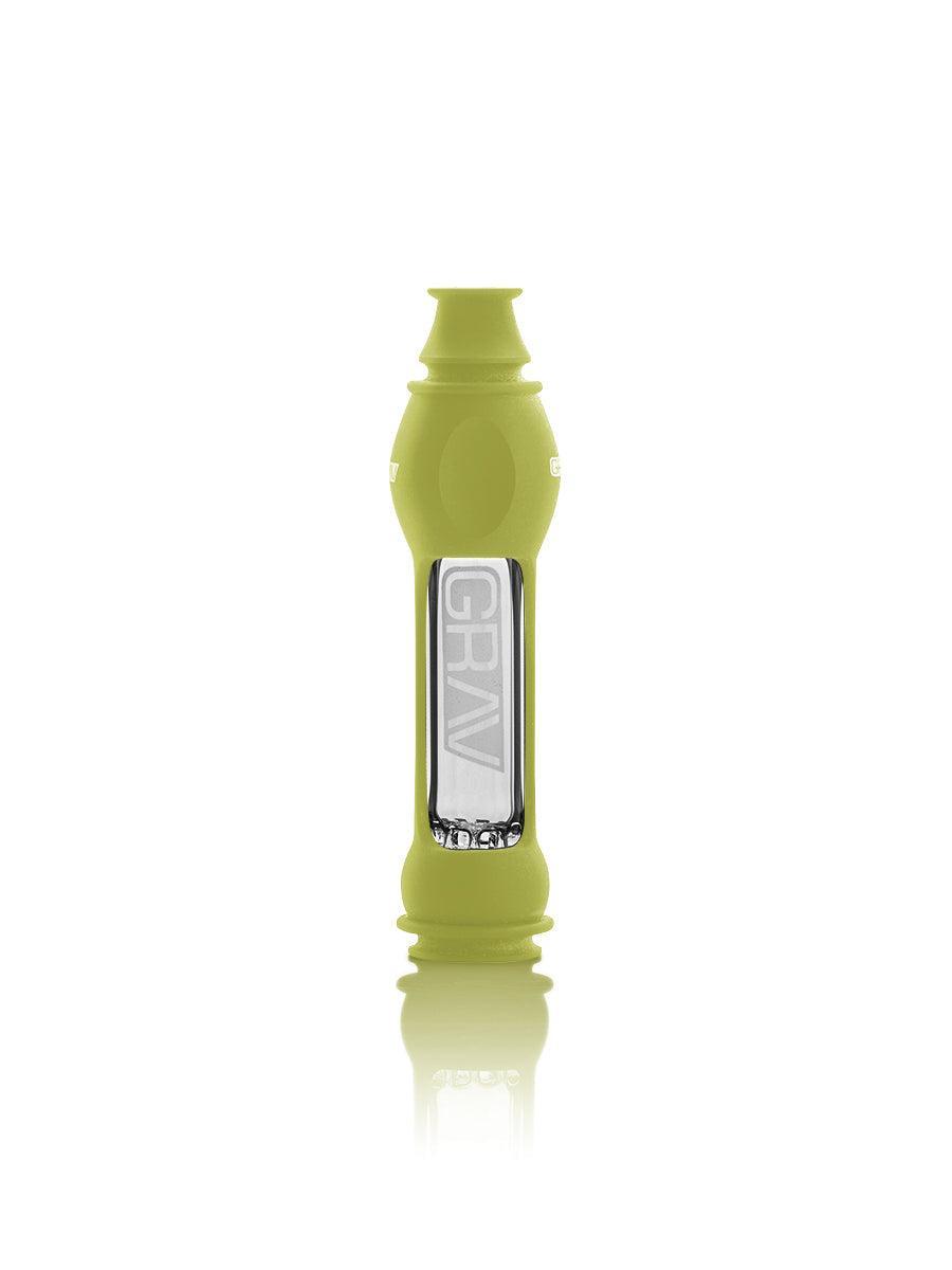 GRAV 16MM OCTO-TASTER W/ SILICONE SKIN AVOCADO GREEN 810014758589