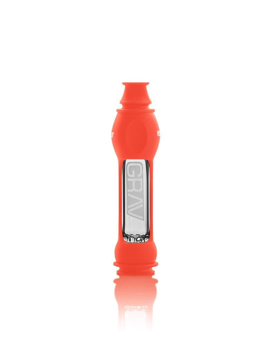 GRAV 16MM OCTO-TASTER W/ SILICONE SKIN SCARLET ORANGE 810014758602