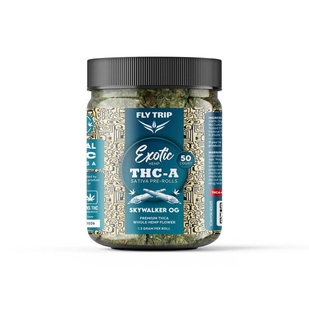 FLYTRIP 1.3G PREMIUM THC-A PRE ROLLS JAR