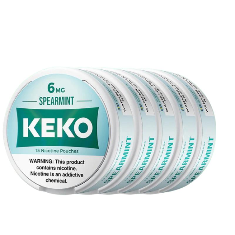 KEKO NICOTINE POUCH DISPLAY (5PC/SLEEVE) 3MG & 6MG ALL FLAVORS
