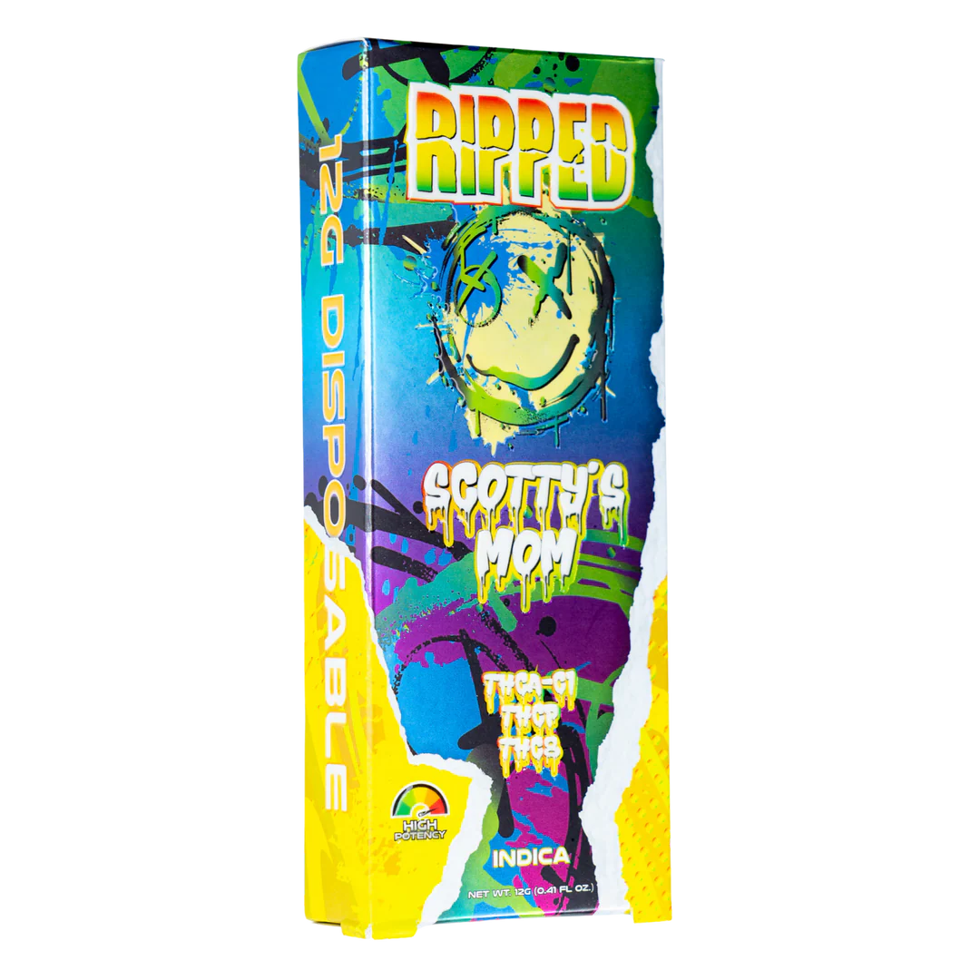 RIPPED (THCA-C1 THCP THC8) 12 GRAM DISPOSABLE
