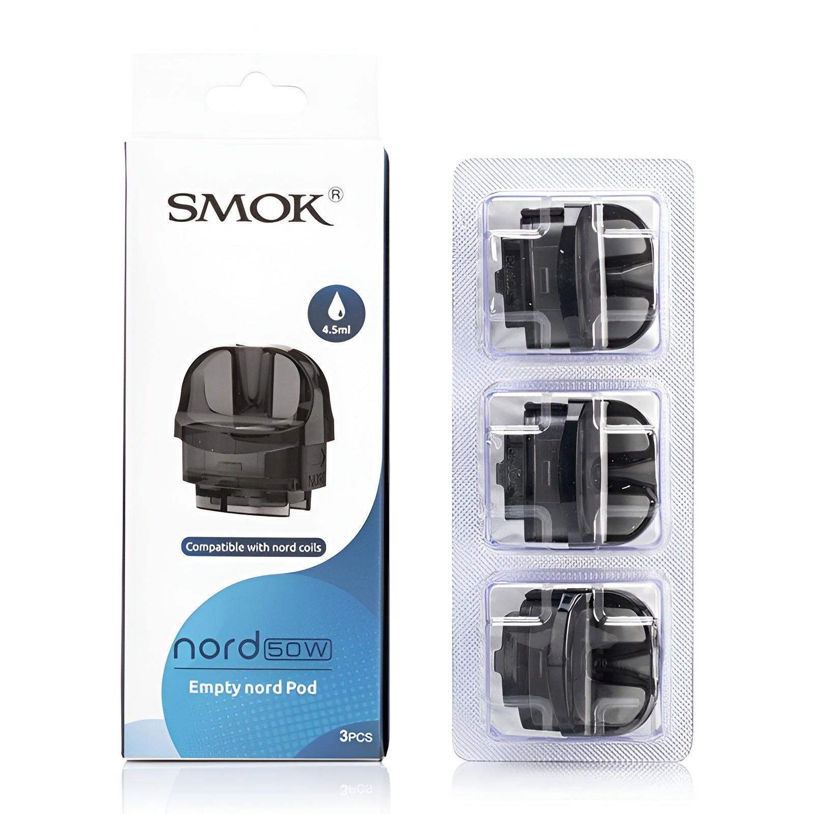 SMOK NORD 50 EMPTY REPLACEMENT POD | RPM (3PC PER PACK)