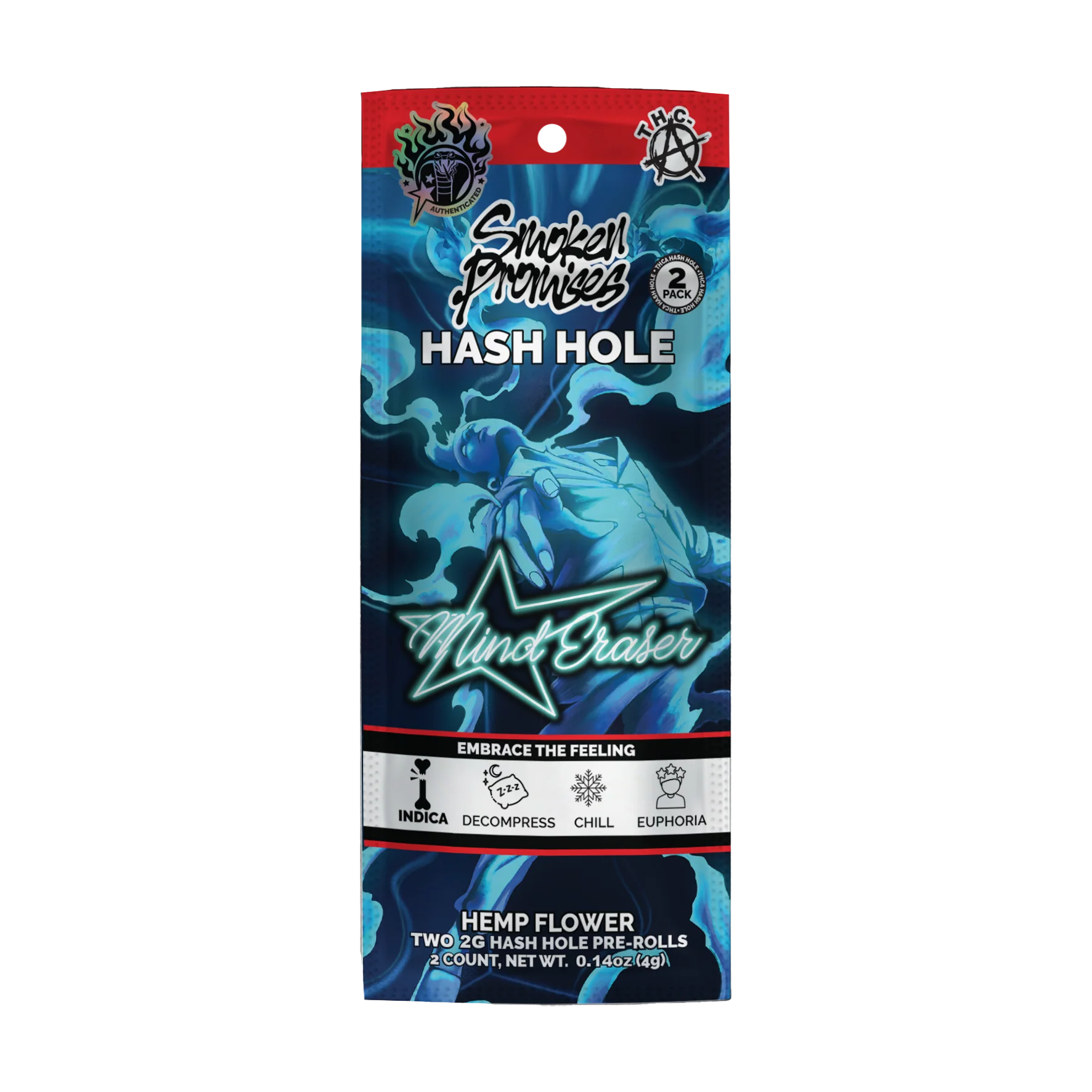 SMOKEN PROMISES THC-A HASH HOLE PACK (2CT x 2G)