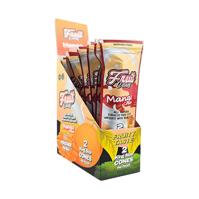 FRUIT CONES 2 KING SIZE CONES/PK 10PK/BOX