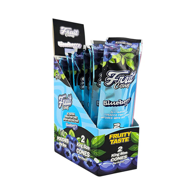 FRUIT CONES 2 KING SIZE CONES/PK 10PK/BOX