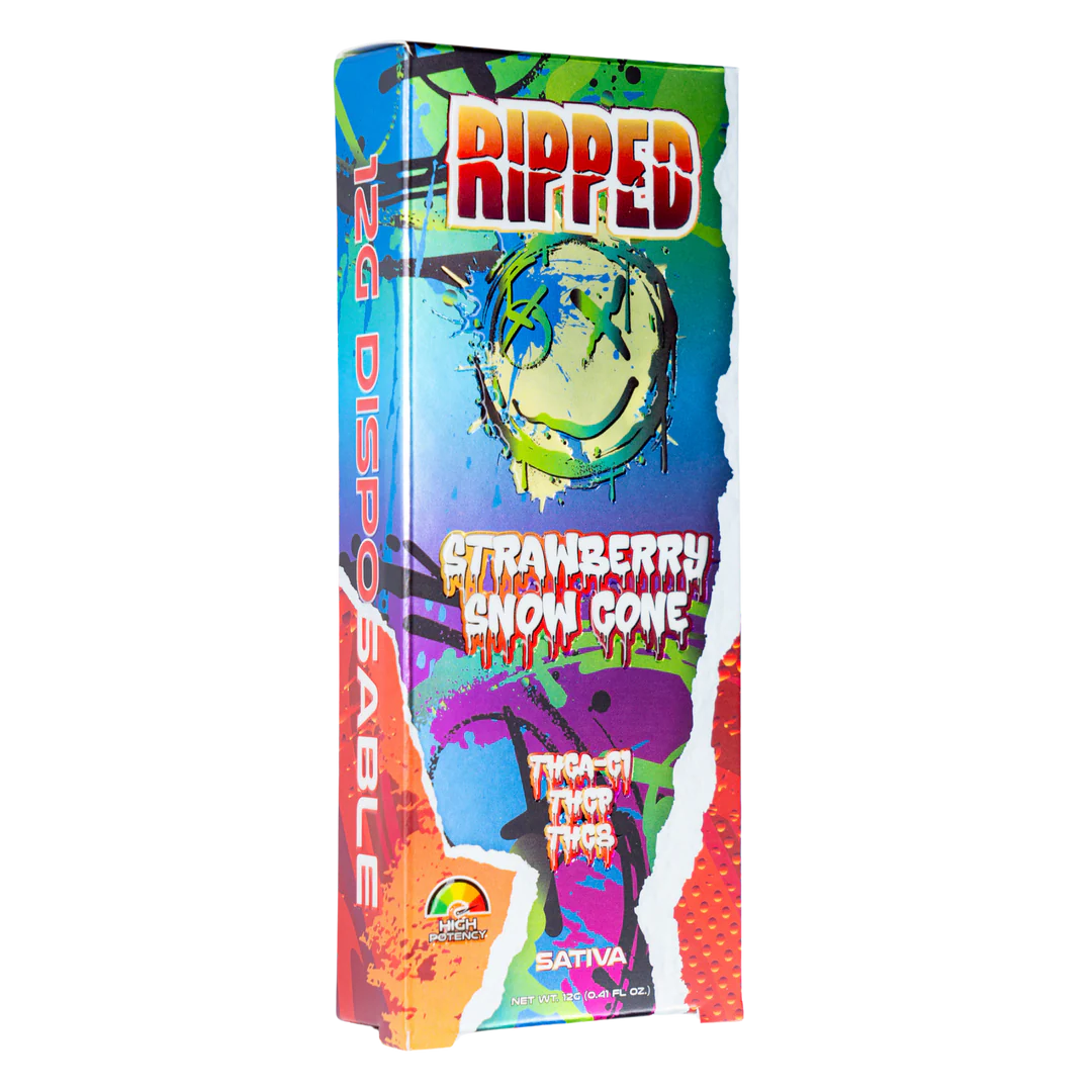 RIPPED (THCA-C1 THCP THC8) 12 GRAM DISPOSABLE Rising Wholesale Inc. RIPPED (THCA-C1 THCP THC8) 12 GRAM DISPOSABLE Rising Wholesale Inc.