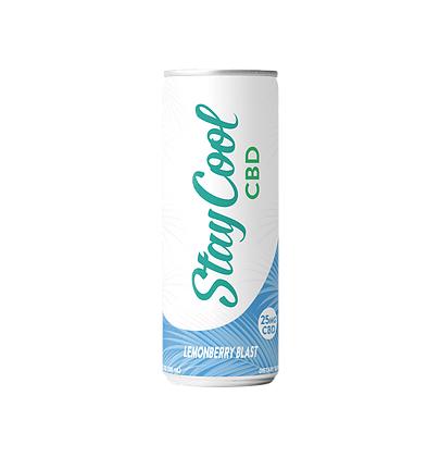STAY COOL 25MG CBD INFUSED DRINK (PACK OF 6) LEMONBERRY BLAST 865809000404