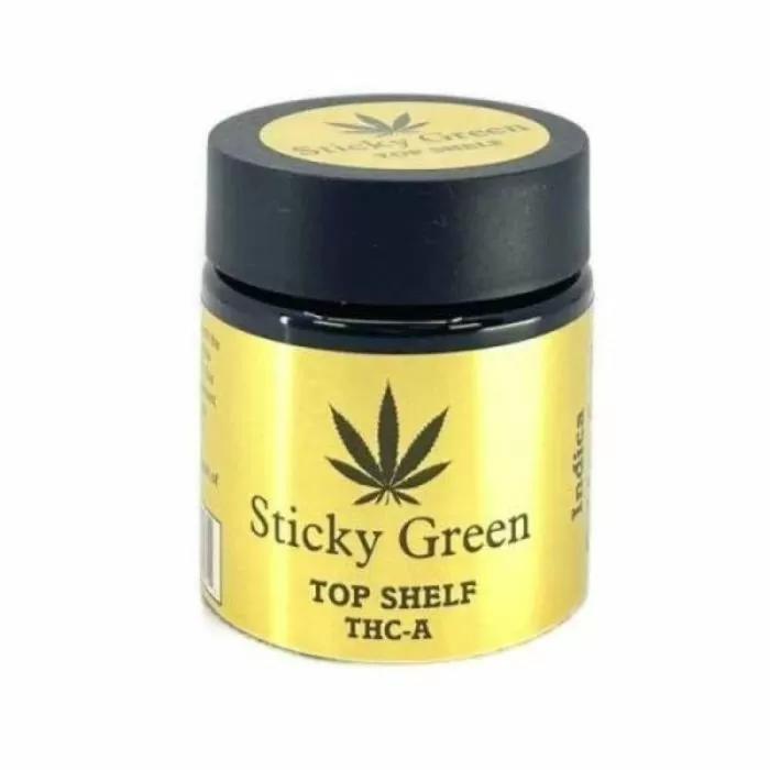 STICKY GREEN TOP SHELF THC-A 3.5G FLOWER