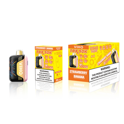 VIHO TRX 50K PUFFS 5% DISPOSABLE (5CT DISPLAY)