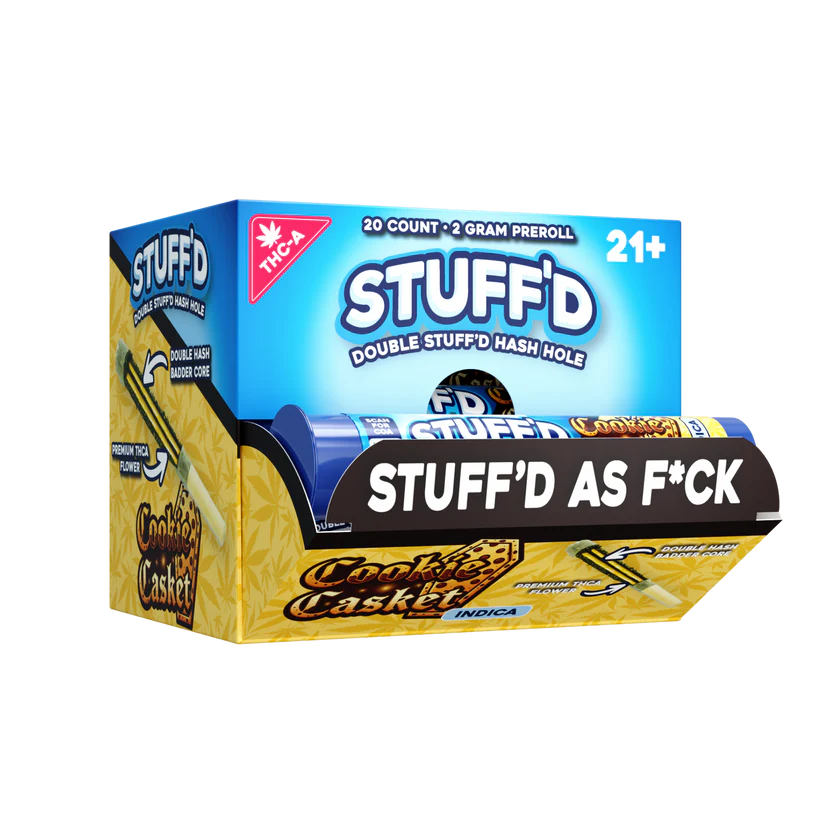 STUFF'D 2 GRAM THC-A DOUBLE STUFFED HASH HOLE (20CT BOX)