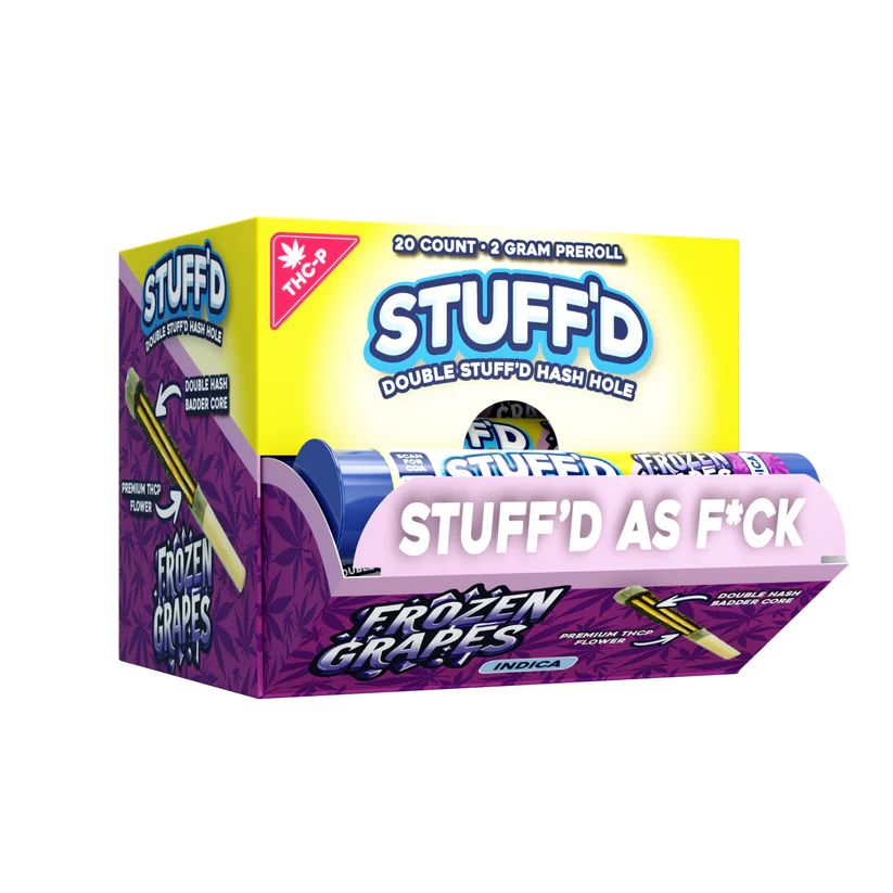 STUFF'D DOUBLE STUFF'D THCP 2 GRAM HASH HOLES (20CT DISPLAY)