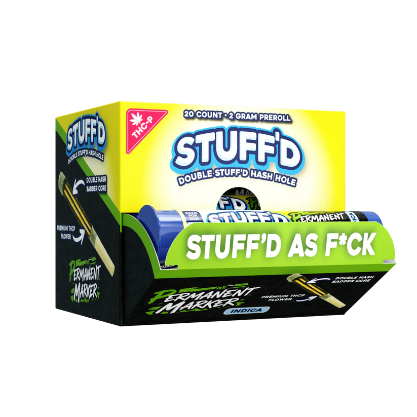 STUFF'D DOUBLE STUFF'D THCP 2 GRAM HASH HOLES (20CT DISPLAY)