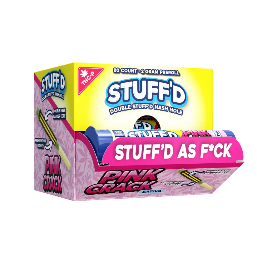 STUFF'D DOUBLE STUFF'D THCP 2 GRAM HASH HOLES (20CT DISPLAY)