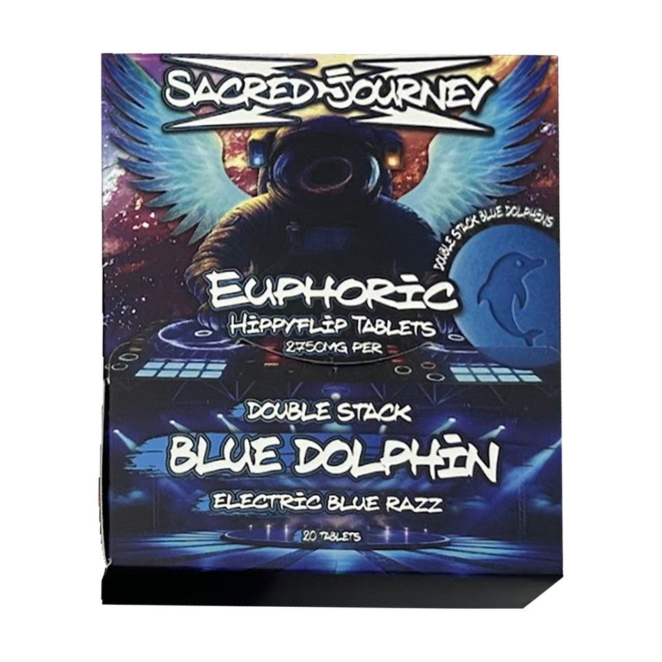 SACRED JOURNEY EUPHORIC HIPPY FLIP 2750MG MUSHROOM TABLETS (20CT BOX)