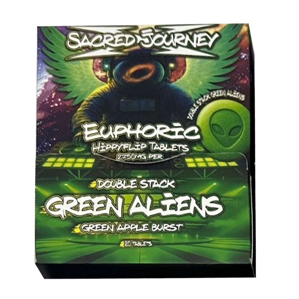 SACRED JOURNEY EUPHORIC HIPPY FLIP 2750MG MUSHROOM TABLETS (20CT BOX)