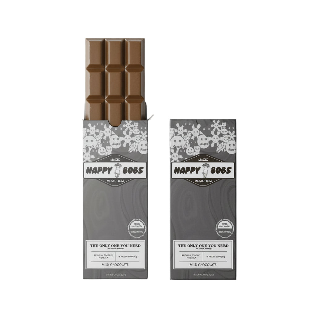 HAPPY BOBS MAGIC MUSHROOM 5000MG CHOCOLATE BAR