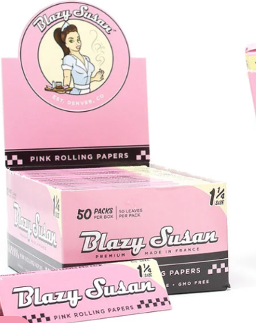 BLAZY SUSAN CONES | PINK PURIZE X BLAZY 9MM CARBON FILTER TIPS 20CT BAG