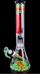 CHEECH GLASS "I INTRODUCE YOU TO DOUBLE TROUBLE BONG"